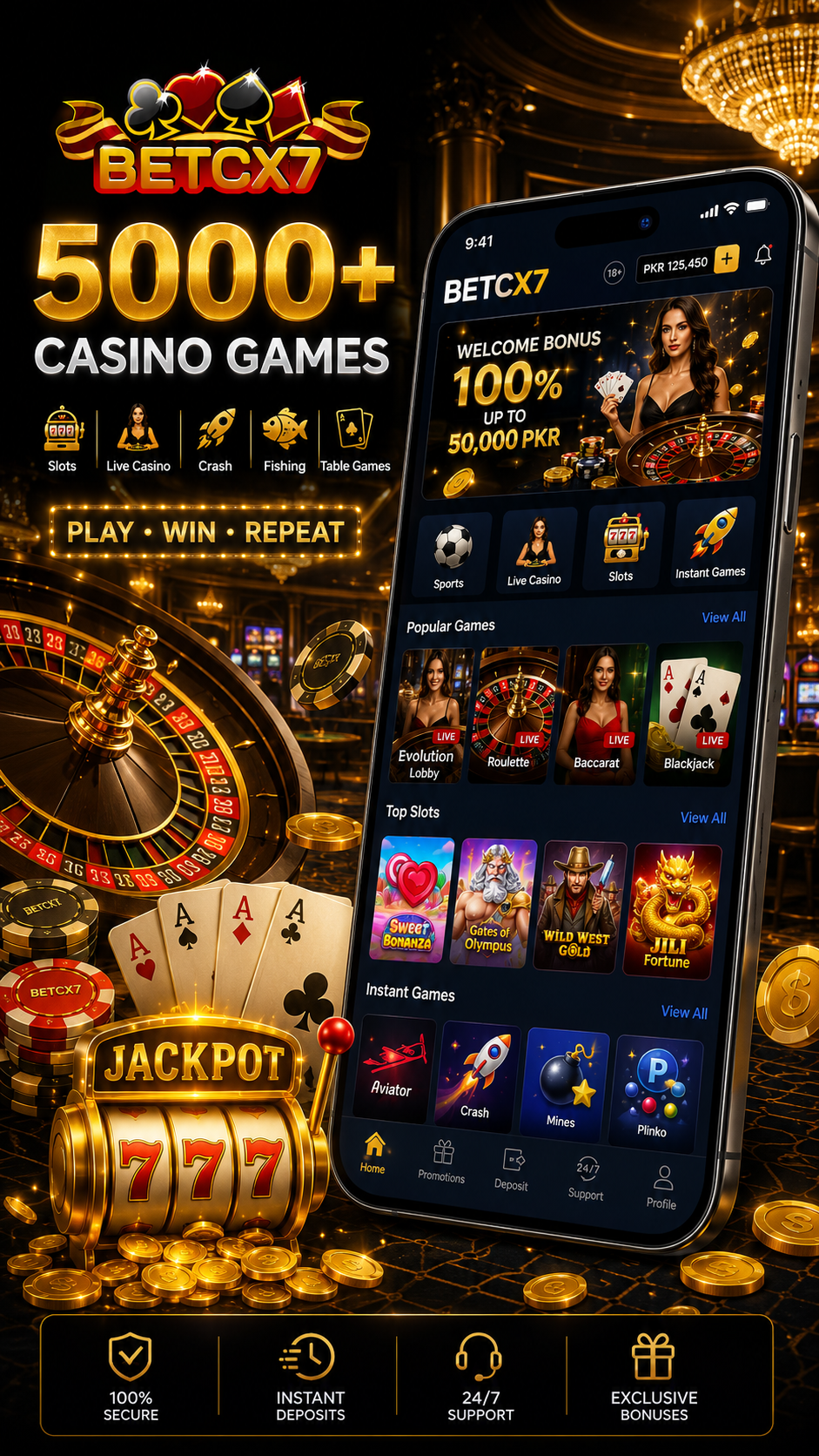BetCX7 app screenshot 3