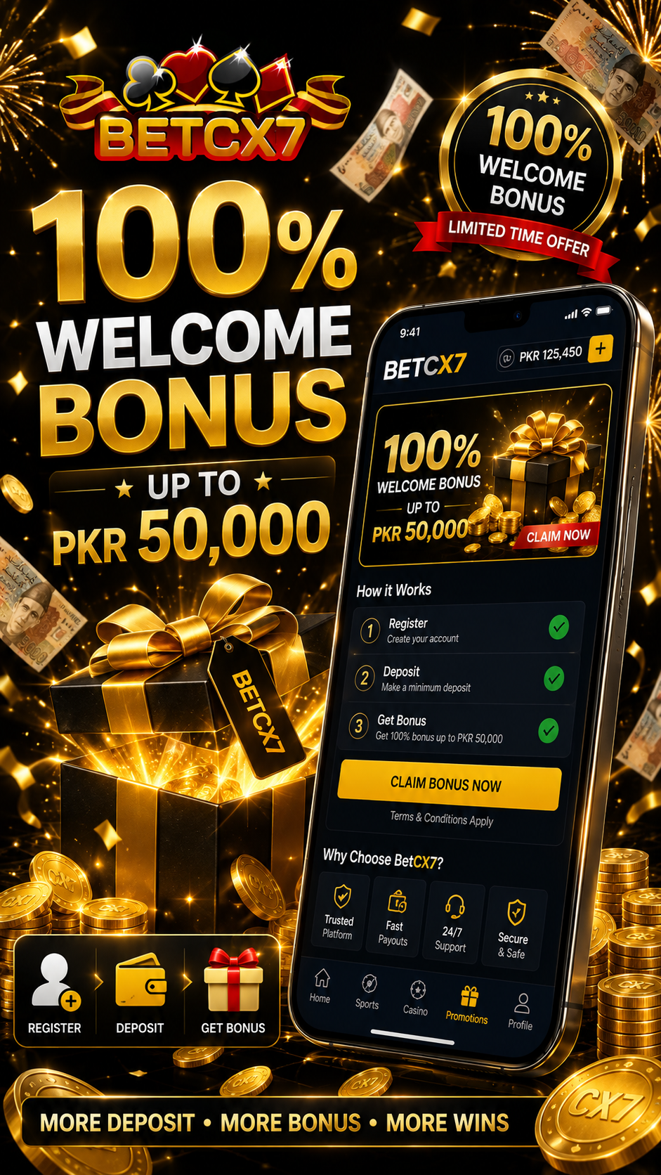BetCX7 app screenshot 5
