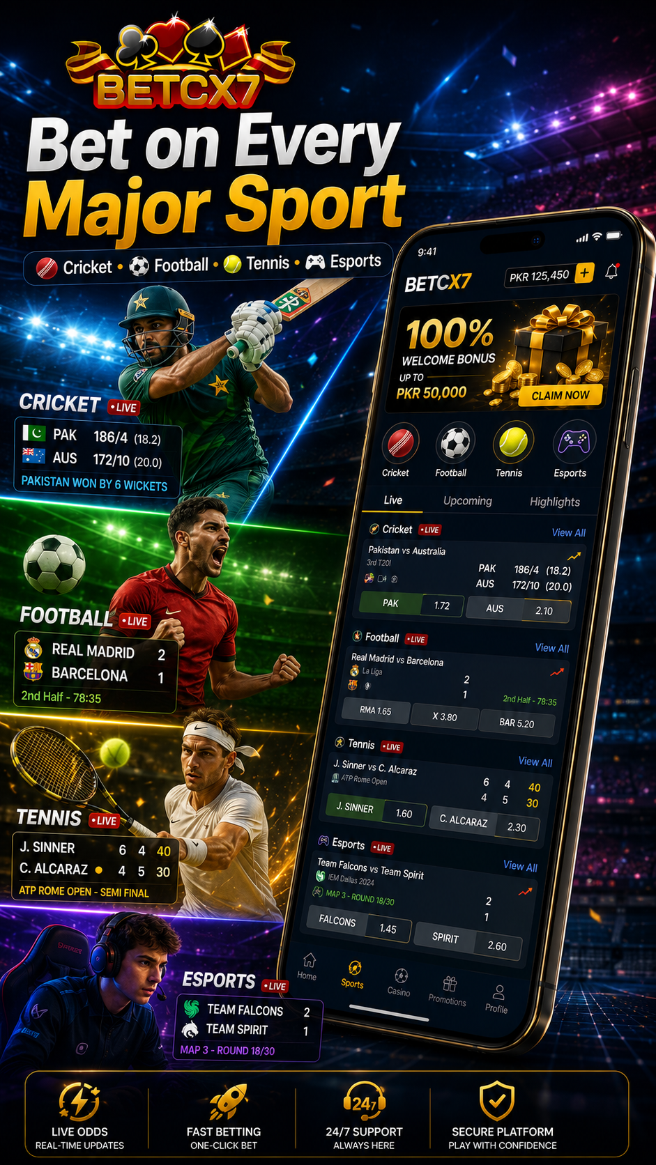 BetCX7 app screenshot 7
